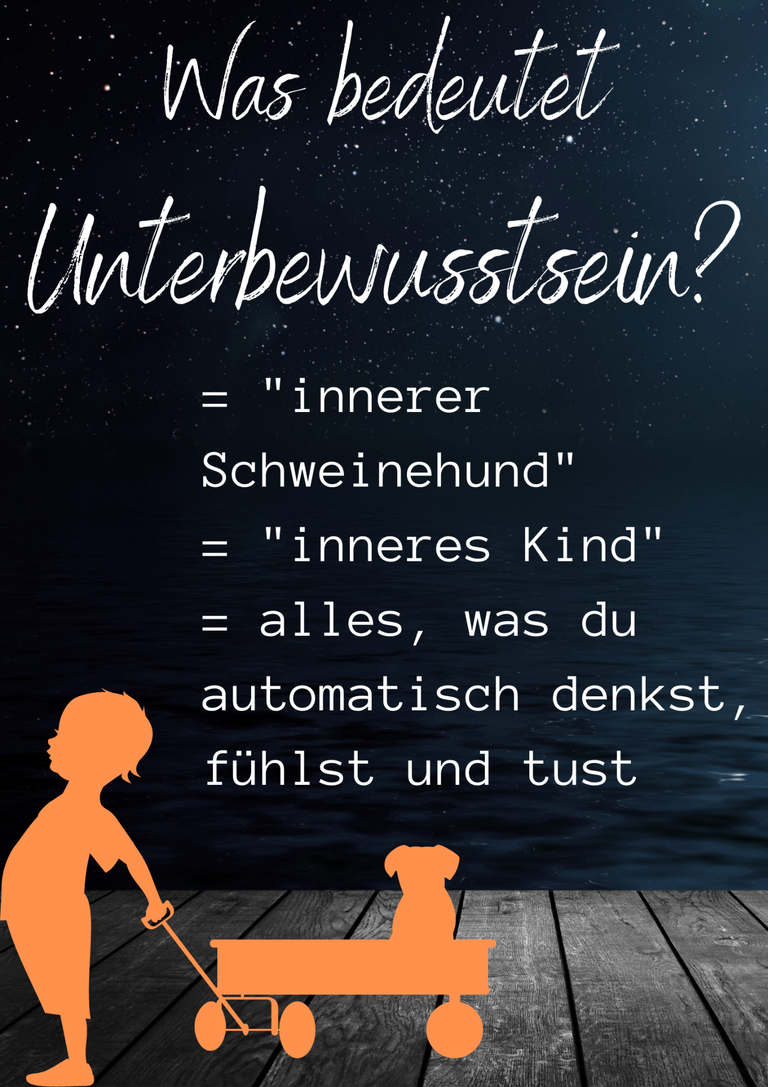 Was bedeutet Unterbewusstsein?